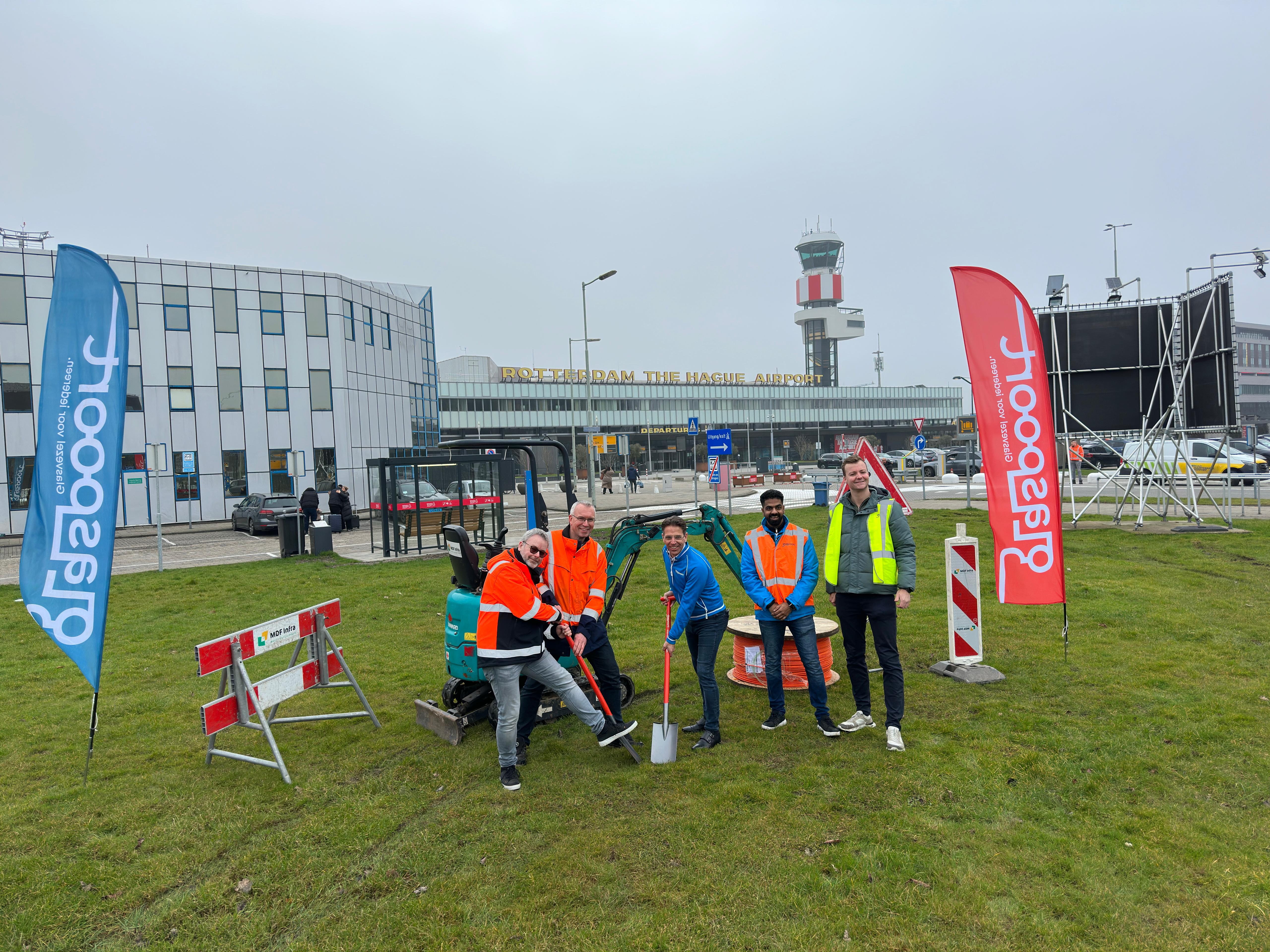 Schop in de grond Rotterdam